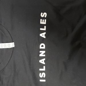 Inu Island Ales Brewery t-shirt from Hawaii, Black, large
